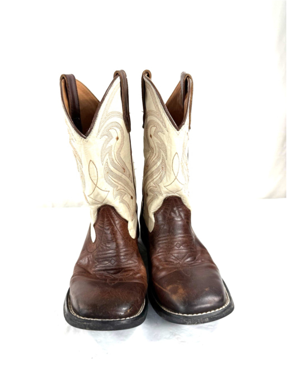 RANK 45 Austin Western Boots Broad Square Toe size 8 EE